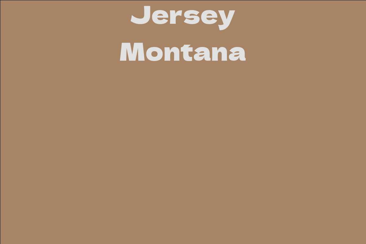 Jersey Montana