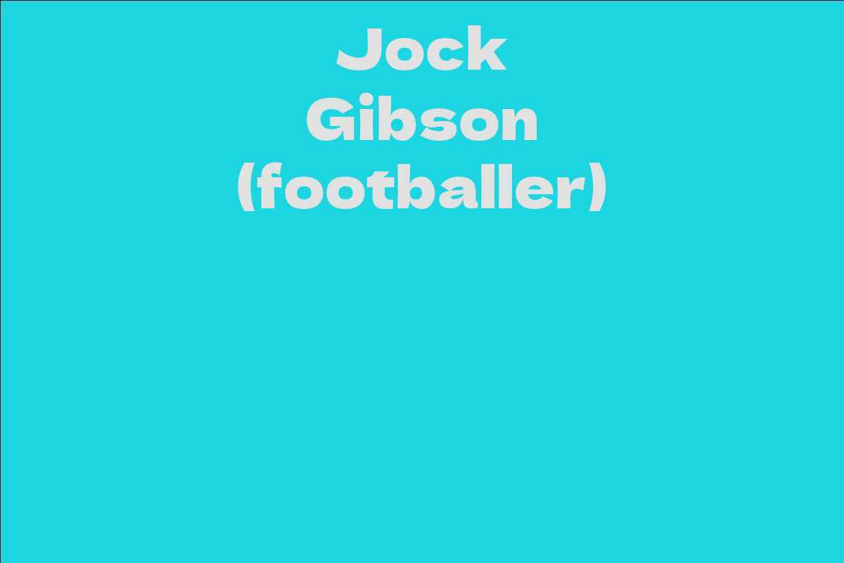 Jock Gibson (footballer)