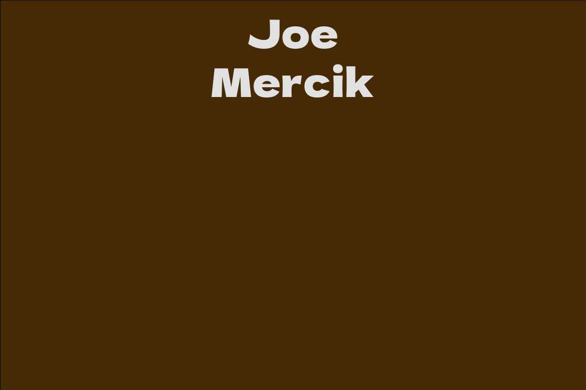 Joe Mercik