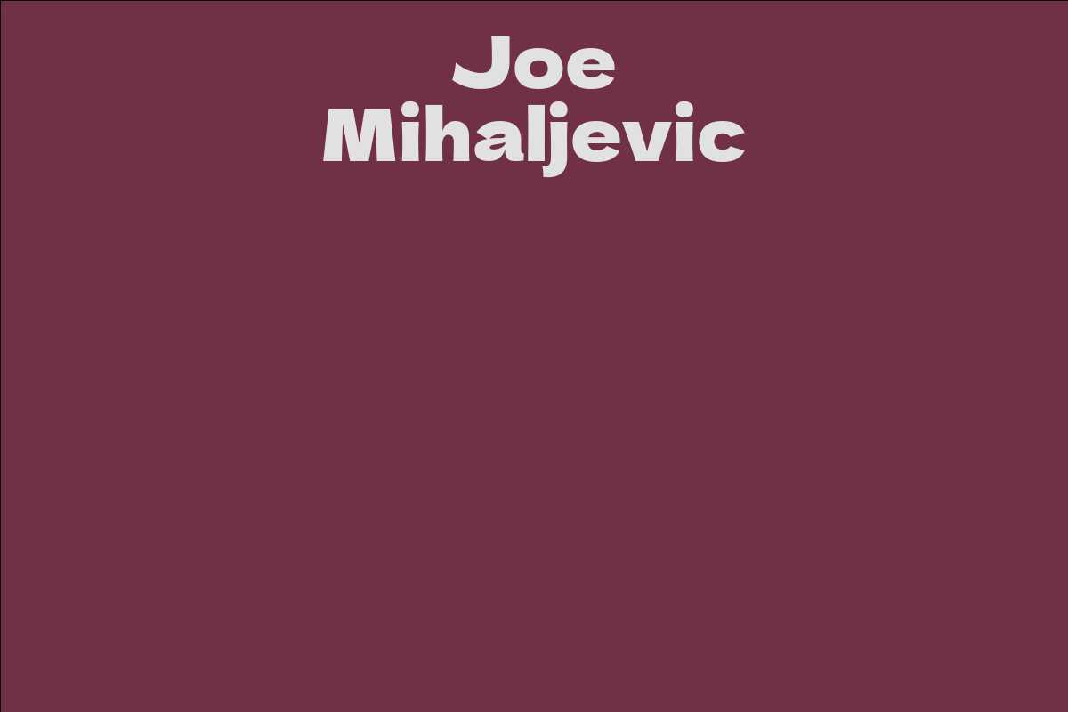 Joe Mihaljevic