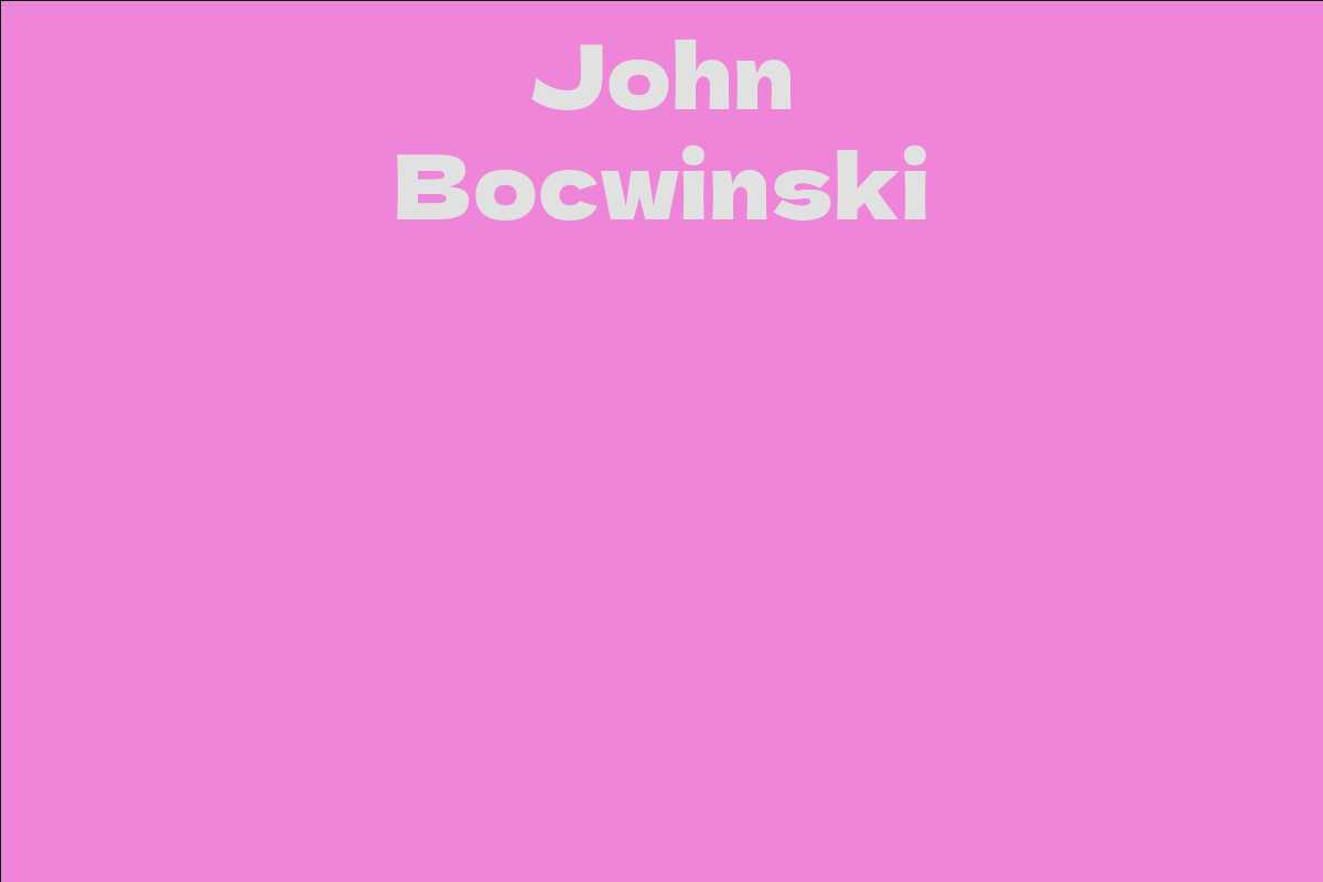 John Bocwinski