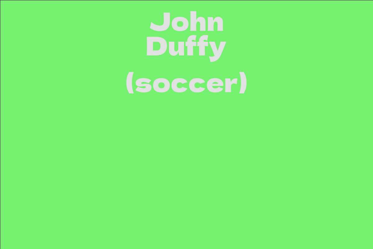John Duffy (soccer)