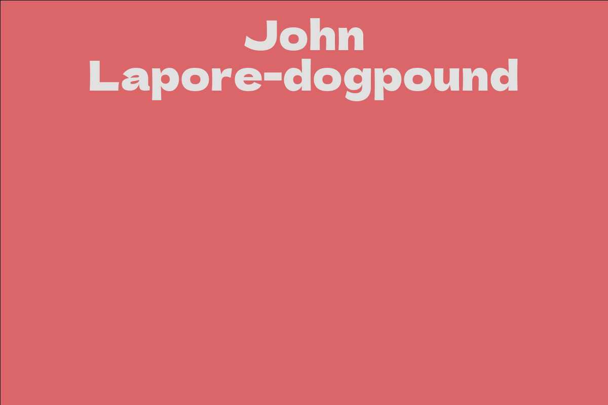 John Lapore-dogpound