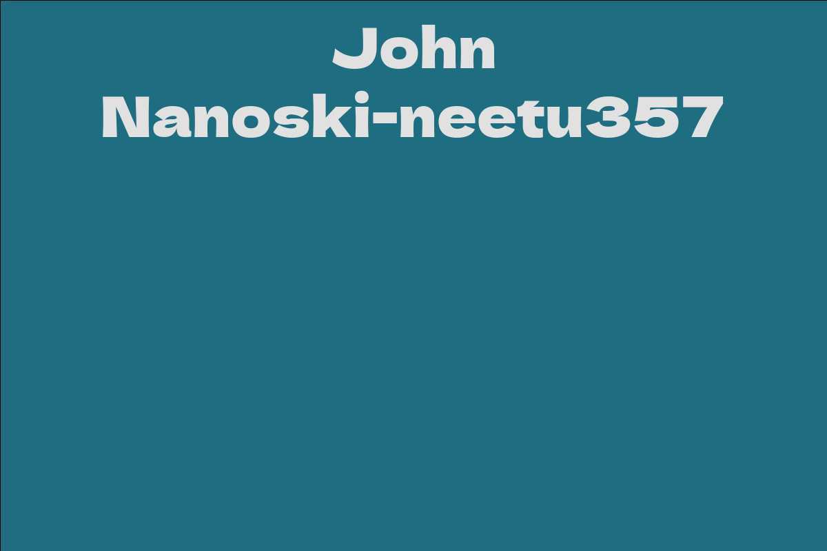 John Nanoski-neetu357