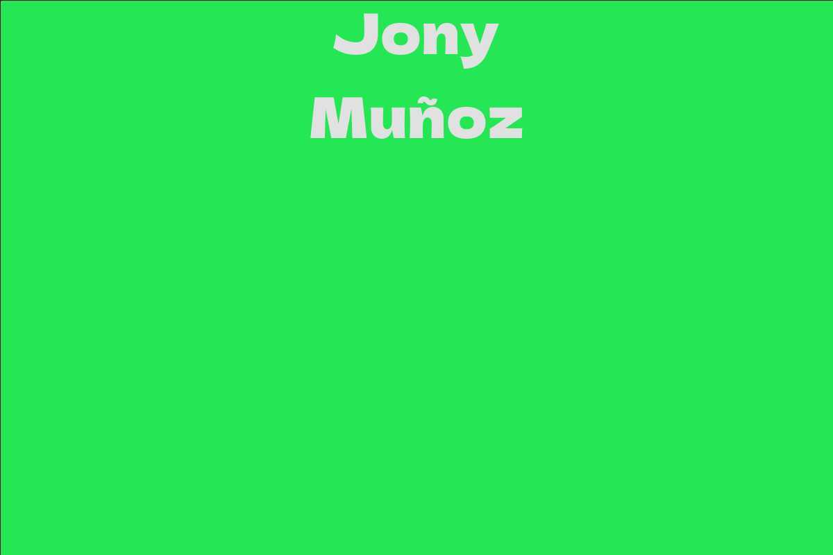 Jony Muñoz