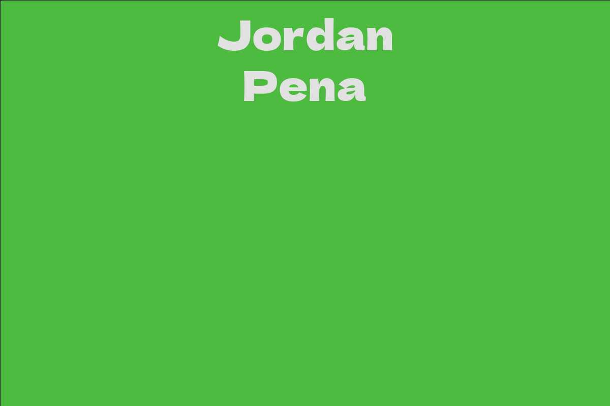 Jordan Pena