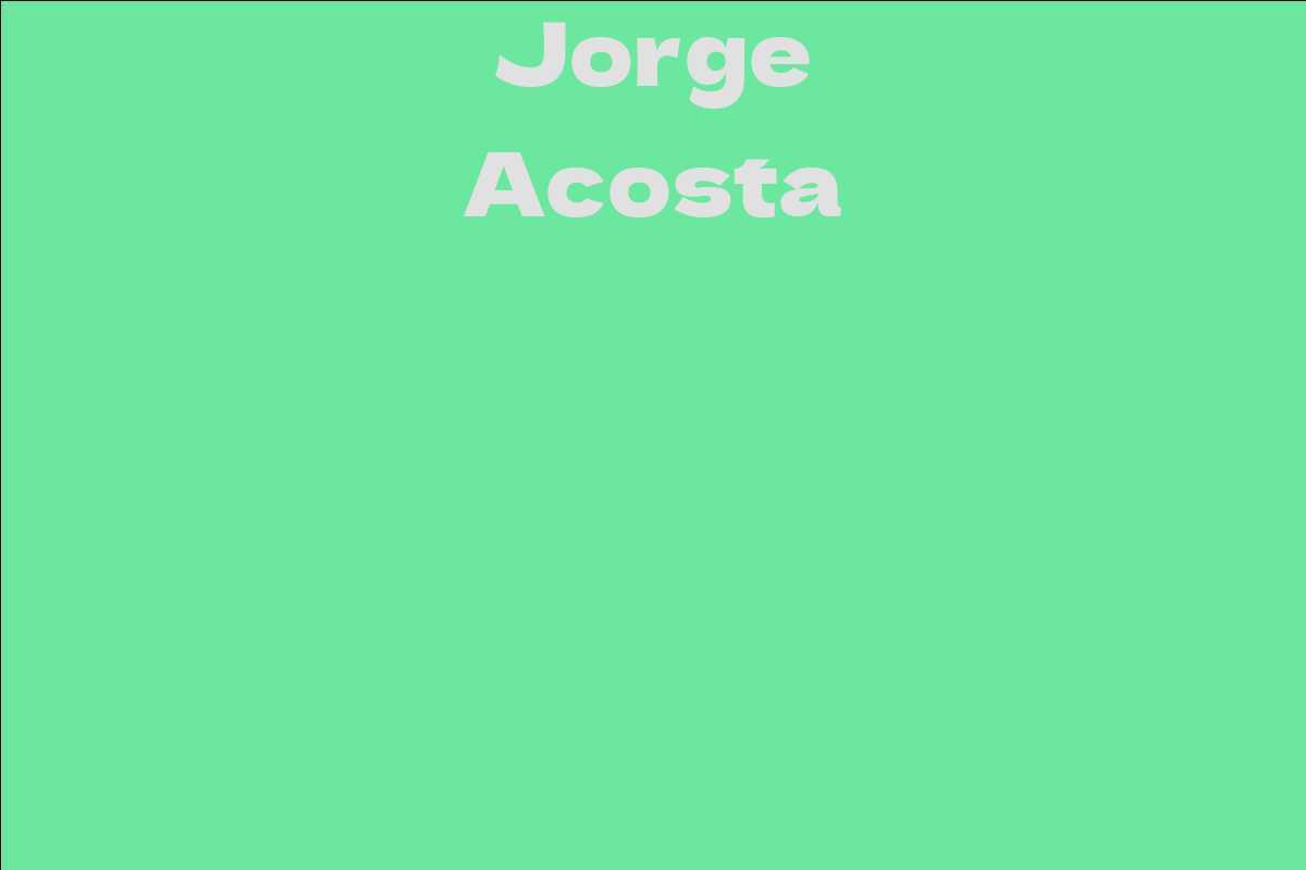 Jorge Acosta
