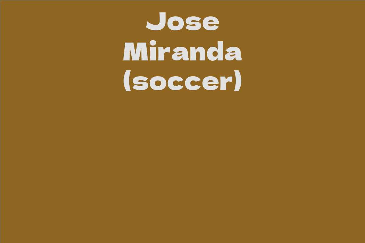 Jose Miranda (soccer)