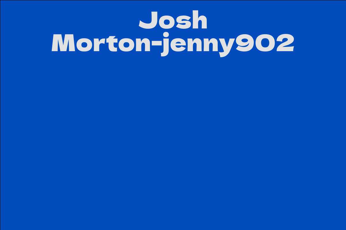 Josh Morton-jenny902