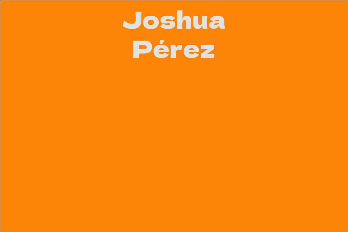 Joshua Pérez