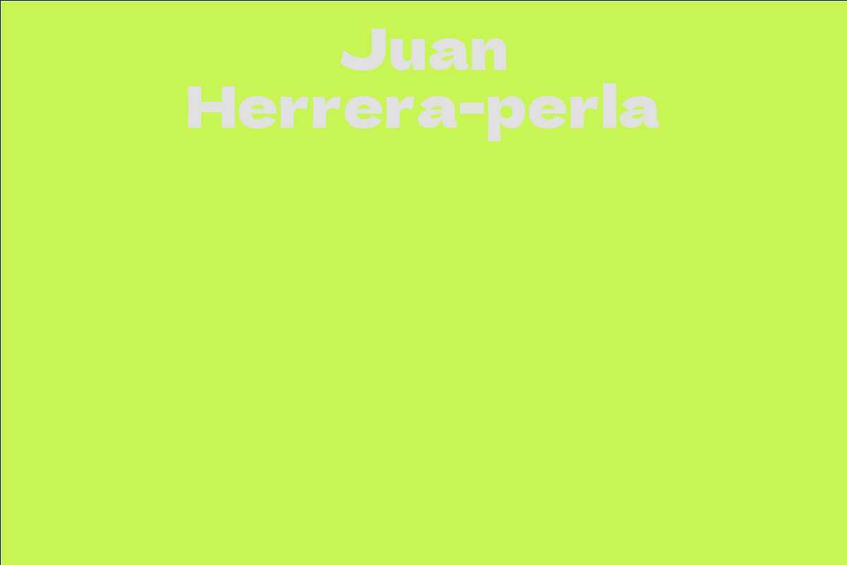 Juan Herrera-perla