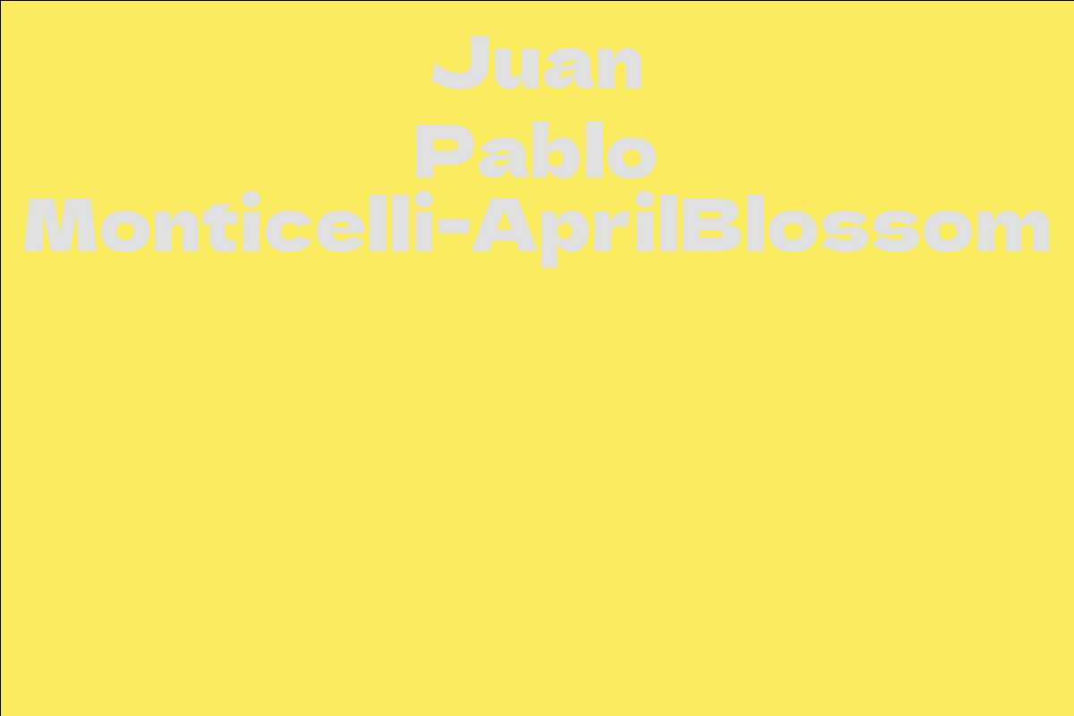 Juan Pablo Monticelli-AprilBlossom