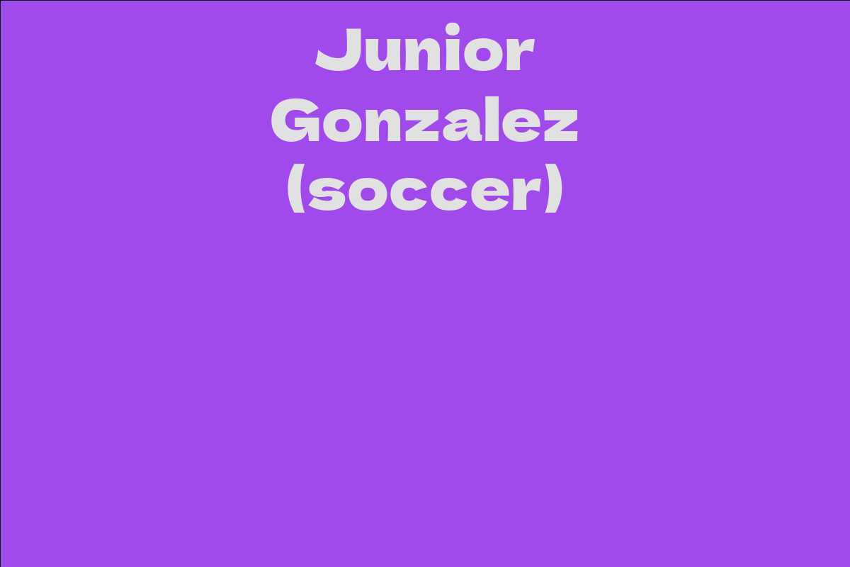 Junior Gonzalez (soccer)