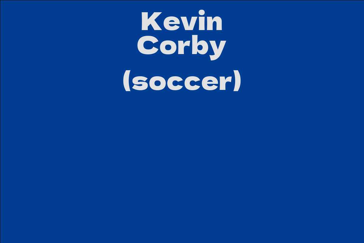 Kevin Corby (soccer)
