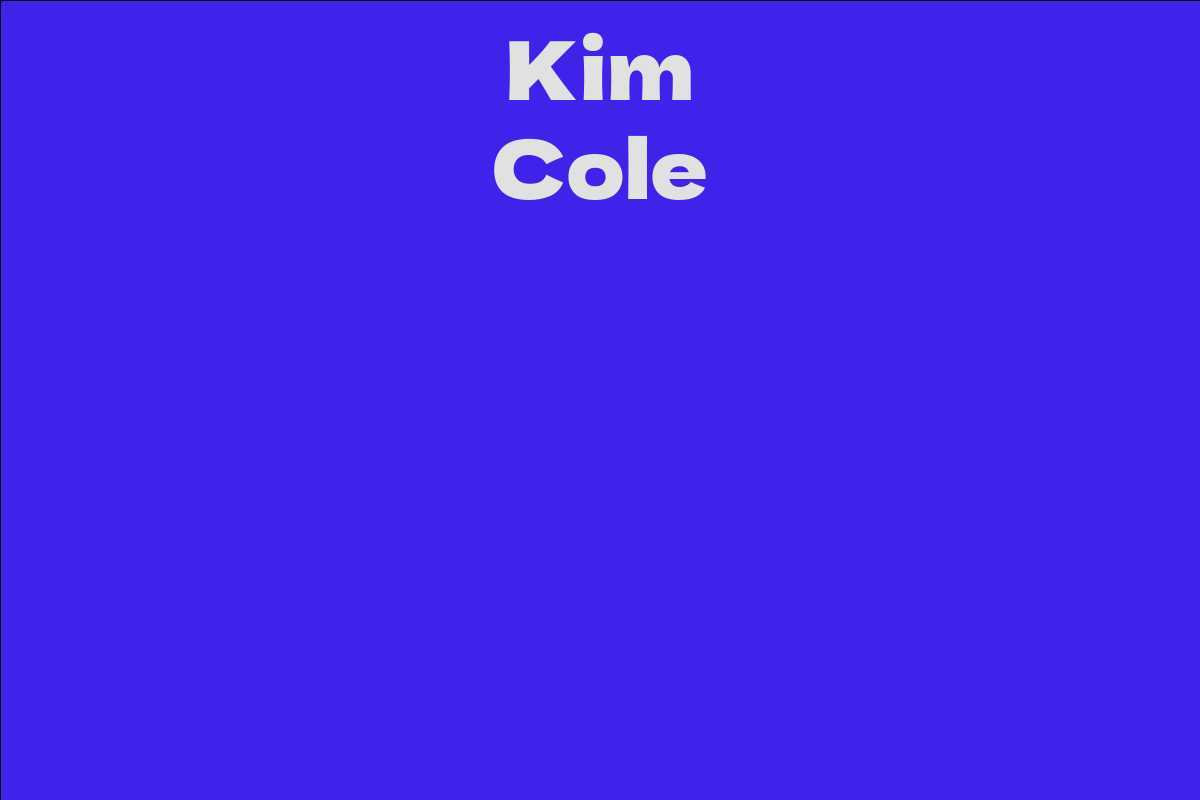 Kim Cole