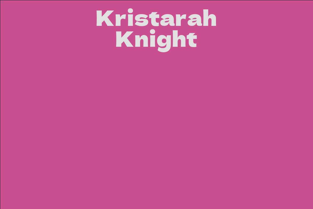 Kristarah Knight