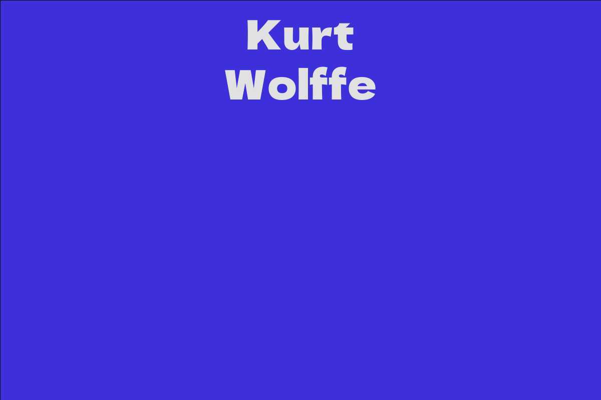 Kurt Wolffe