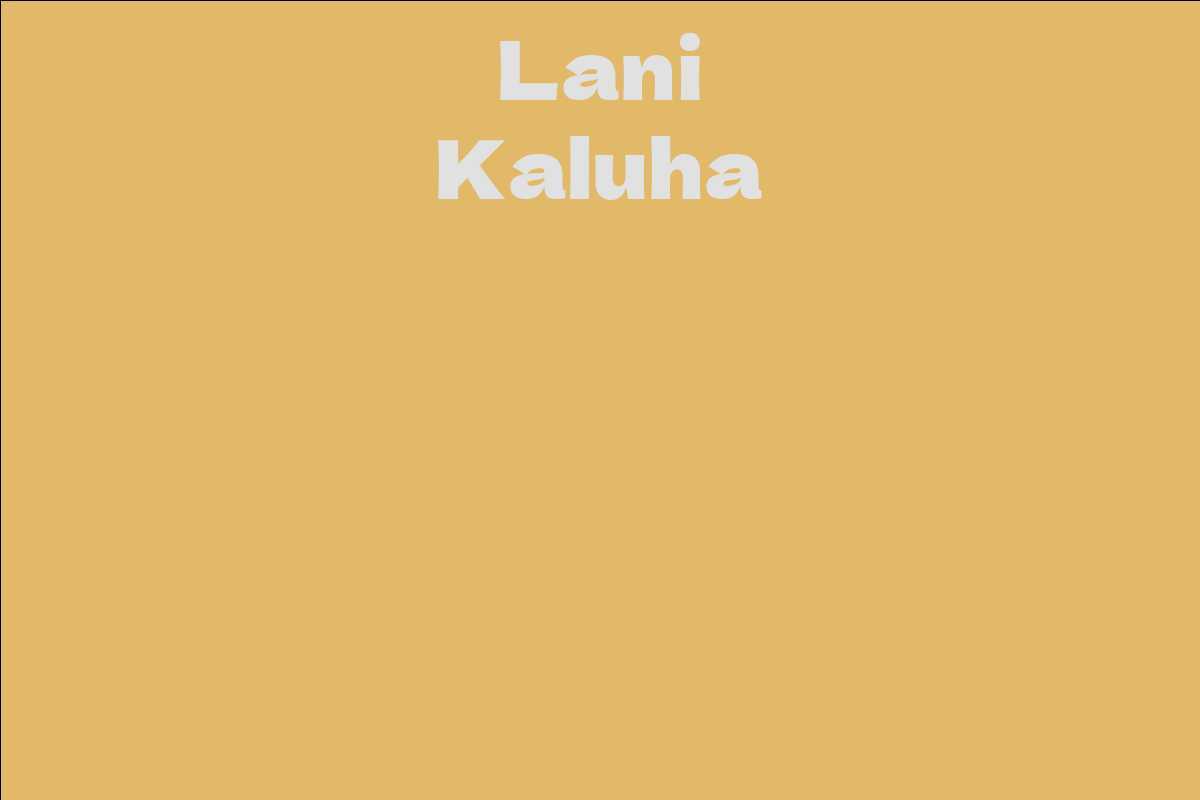 Lani Kaluha