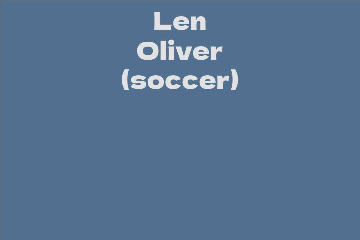 Len Oliver (soccer)