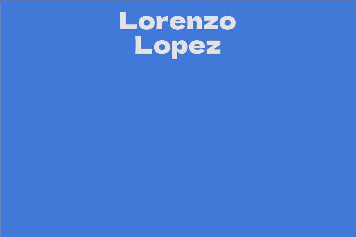 Lorenzo Lopez