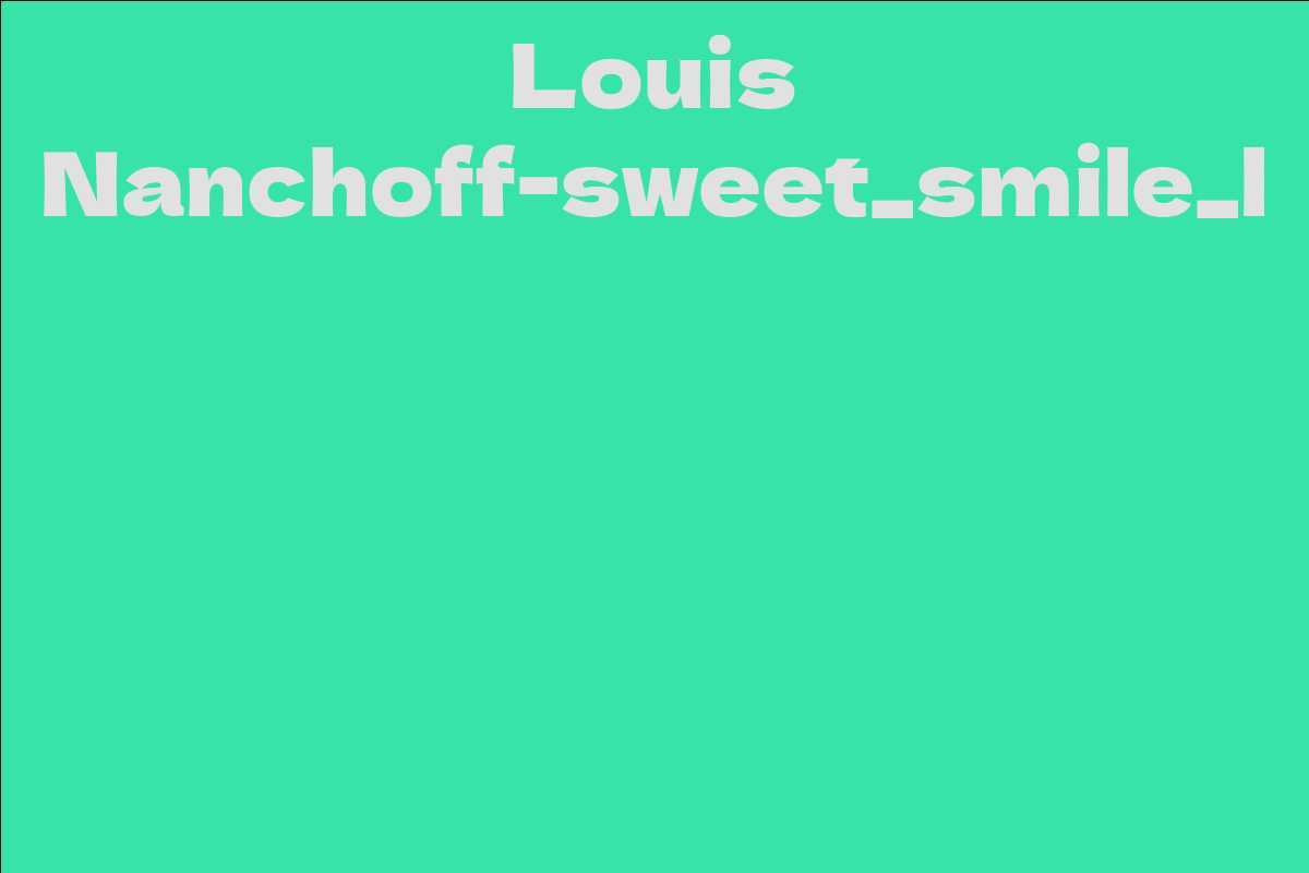Louis Nanchoff-sweet_smile_l