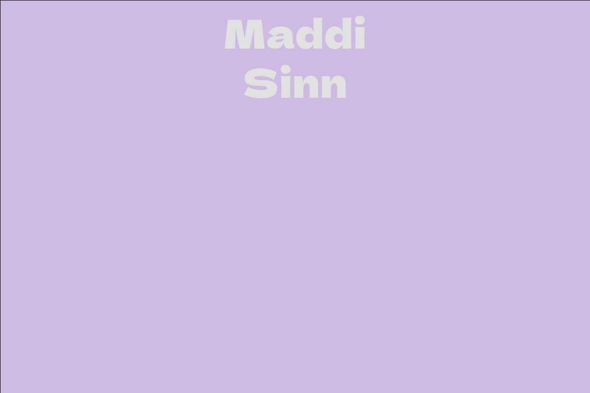 Maddi Sinn - Facts, Bio, Career, Net Worth | AidWiki