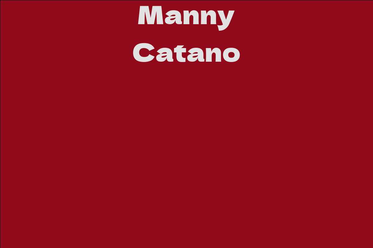Manny Catano