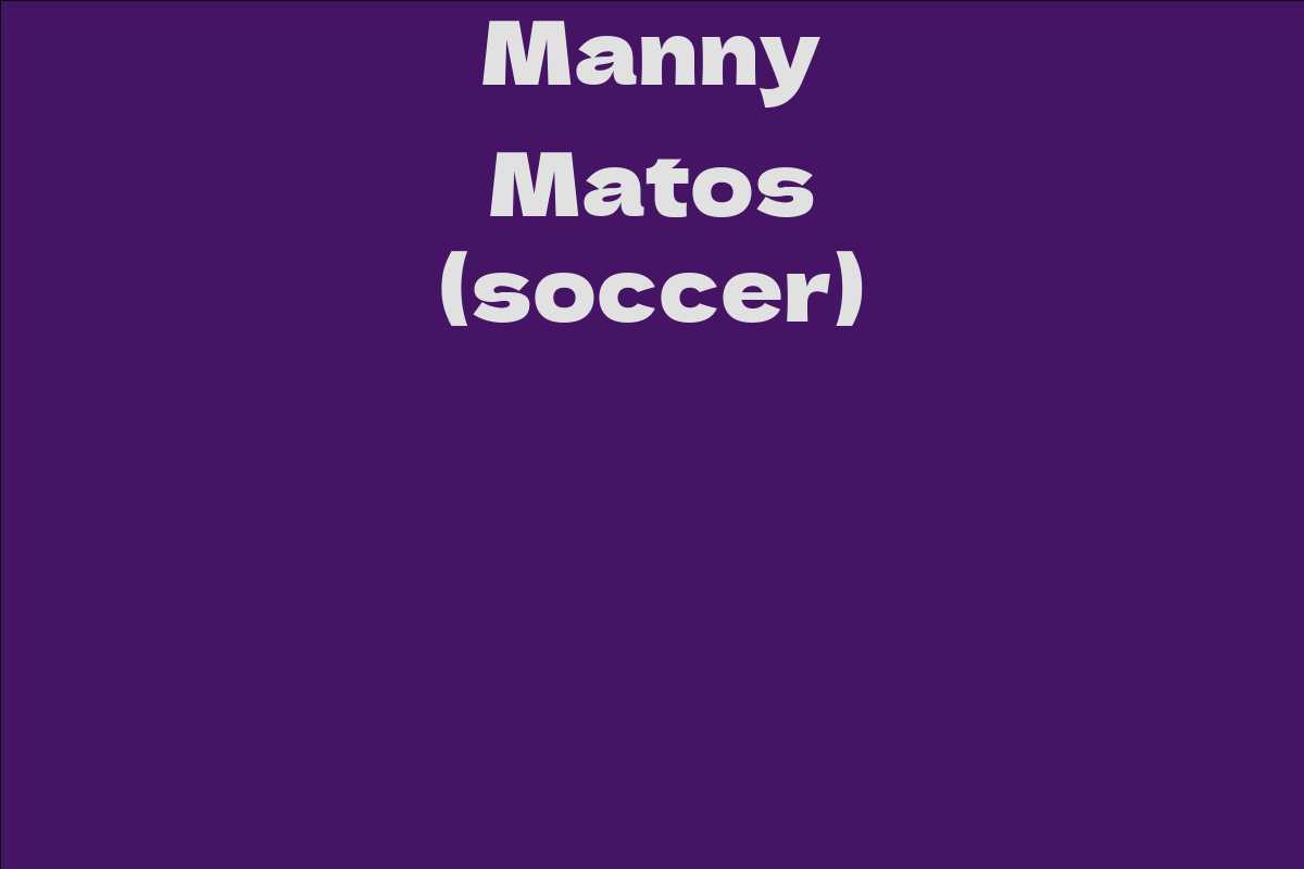 Manny Matos (soccer)