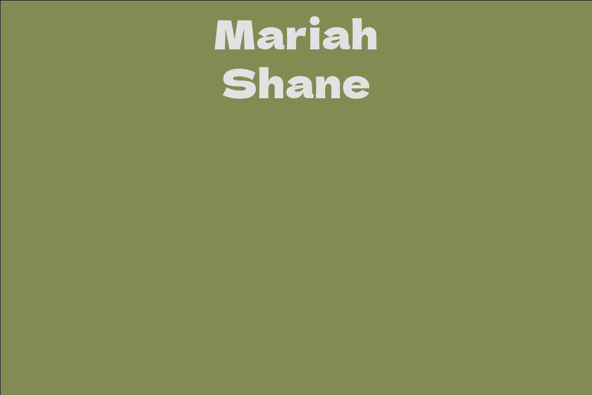 Mariah Shane