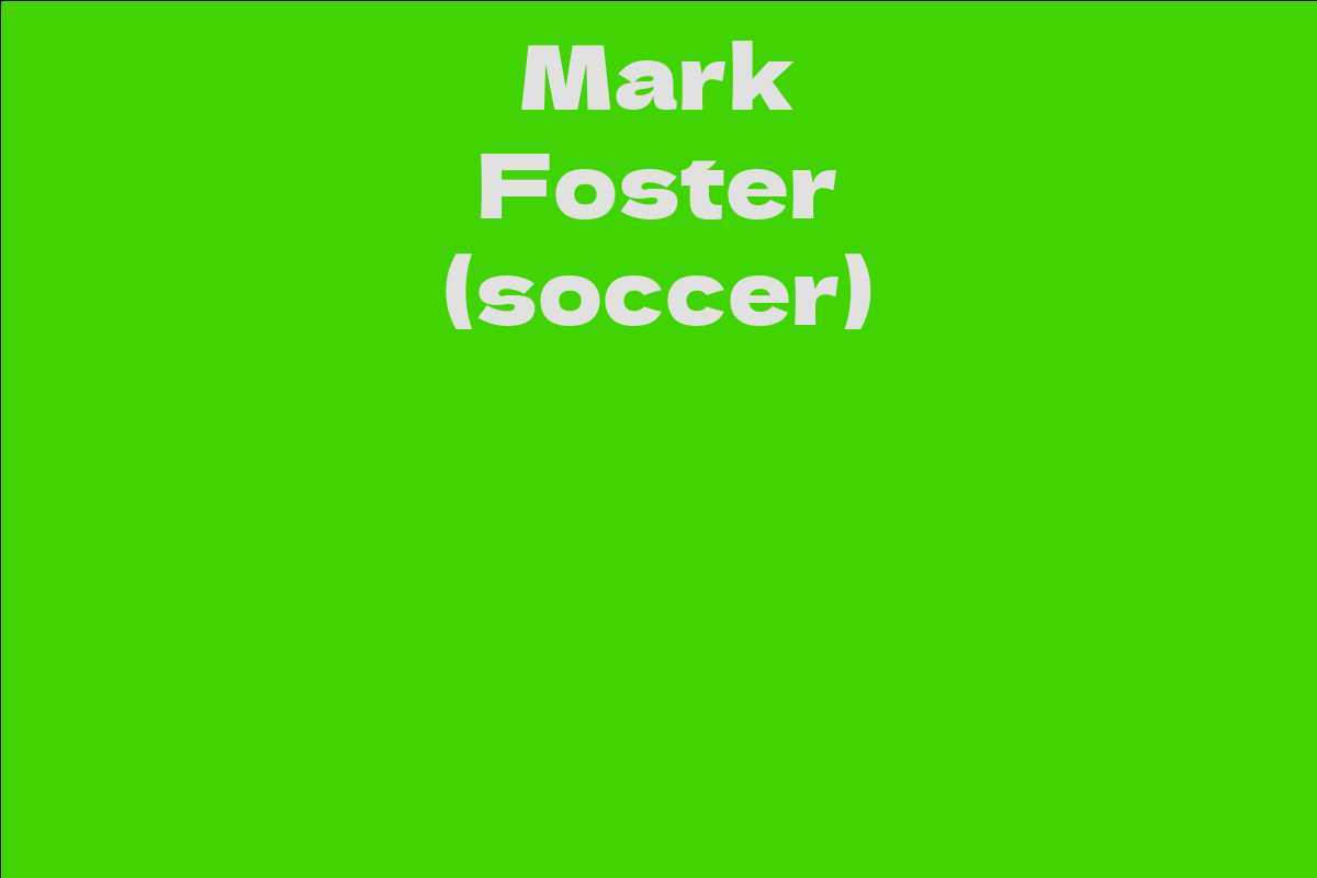 Mark Foster (soccer)