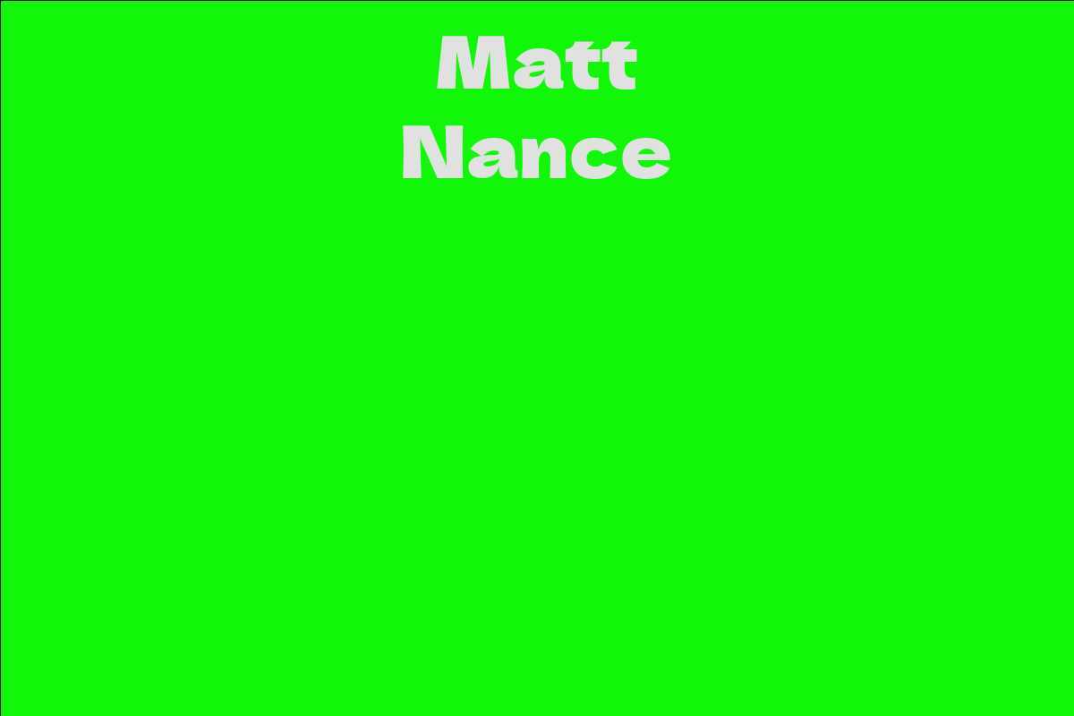 Matt Nance