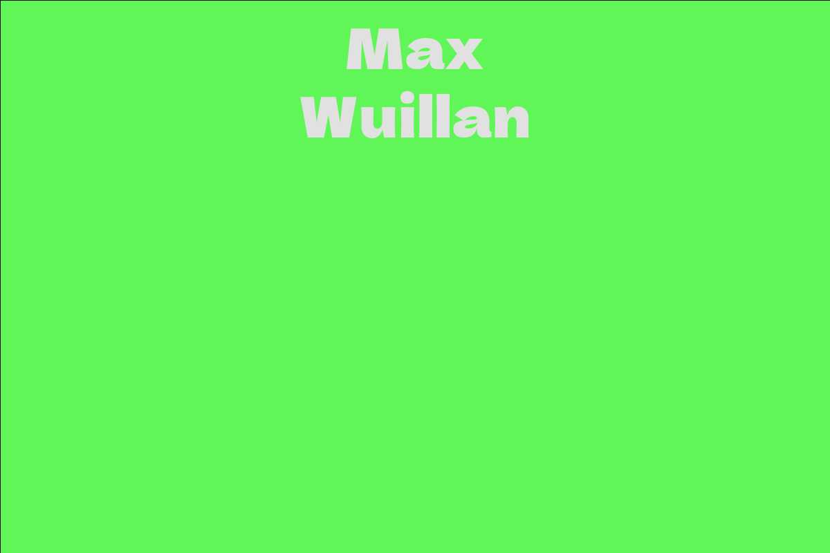 Max Wuillan