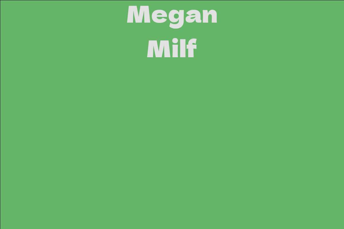 Megan Milf