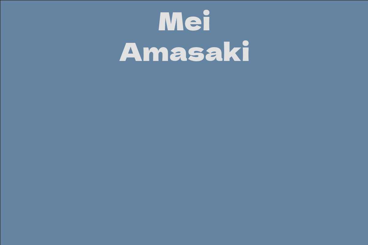 Mei Amasaki