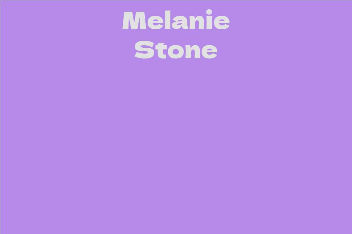 Melanie Stone