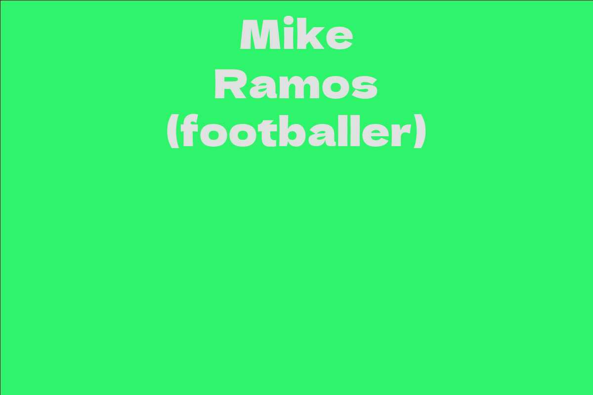 Mike Ramos (footballer)