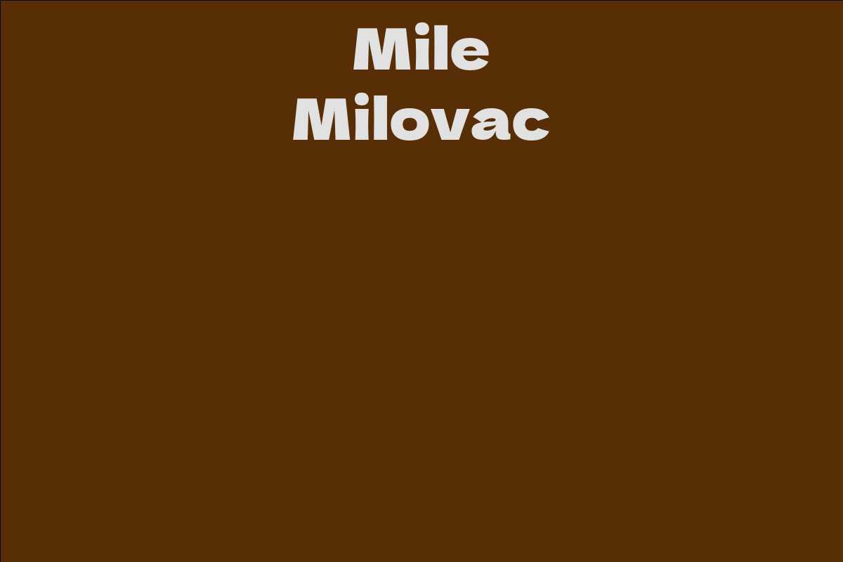 Mile Milovac