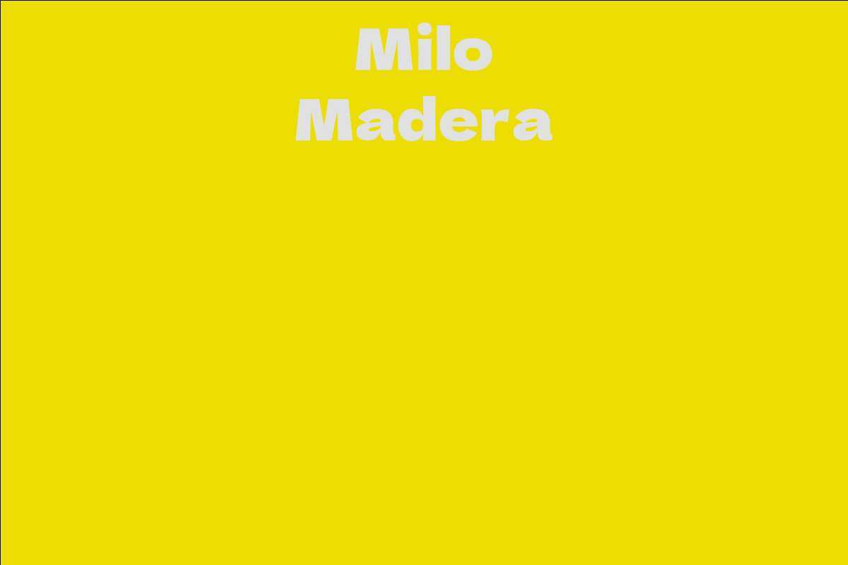 Milo Madera