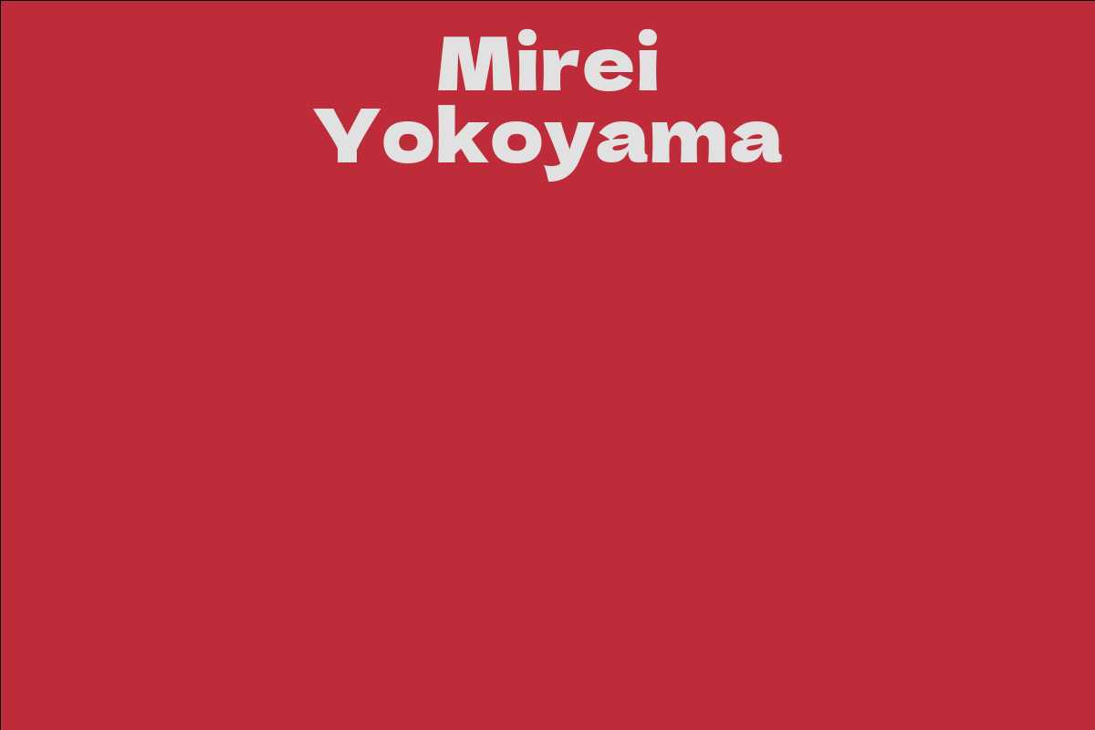 Yokoyama Mirei