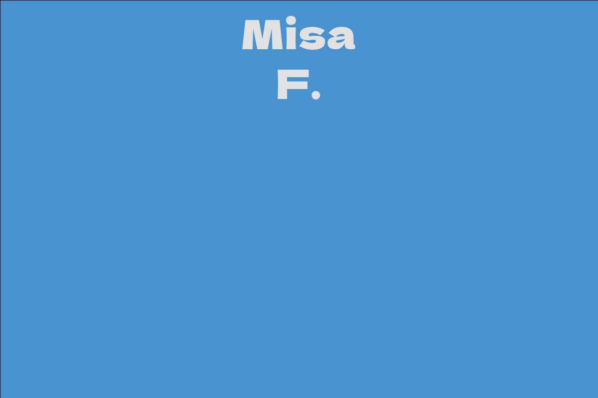 Misa F.