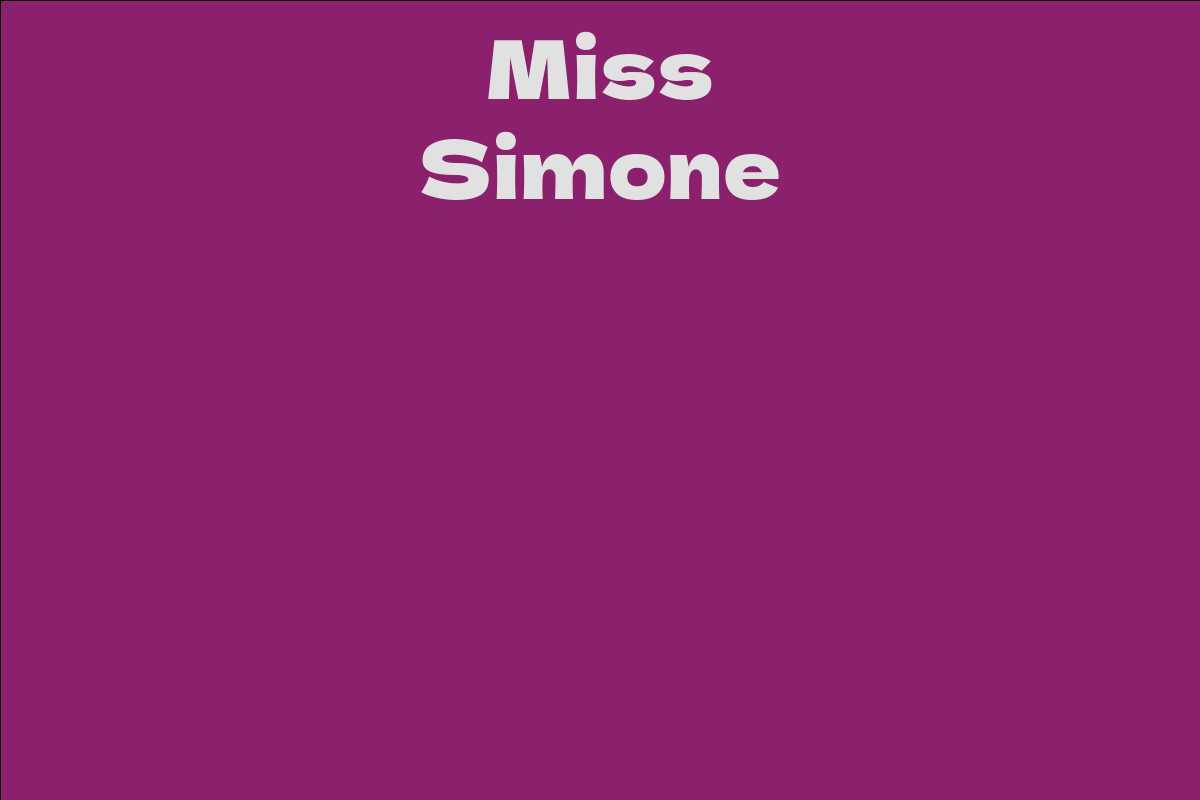 Miss Simone