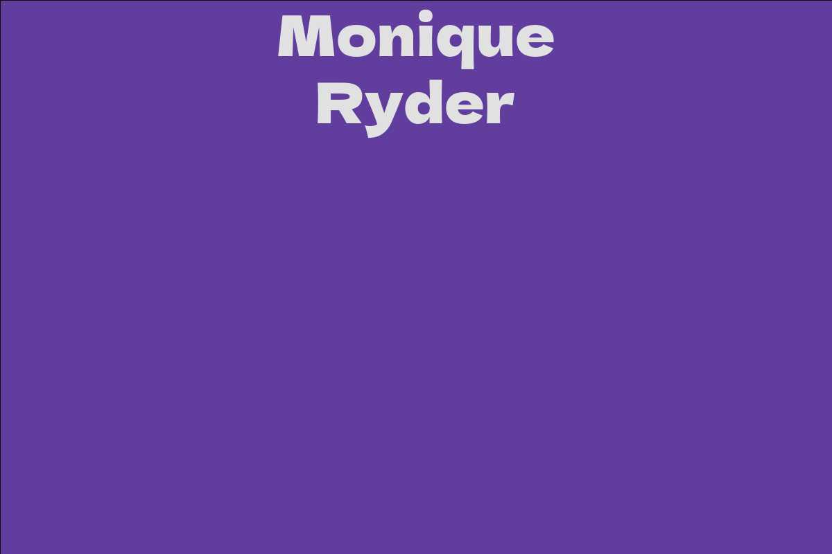 Monique Ryder