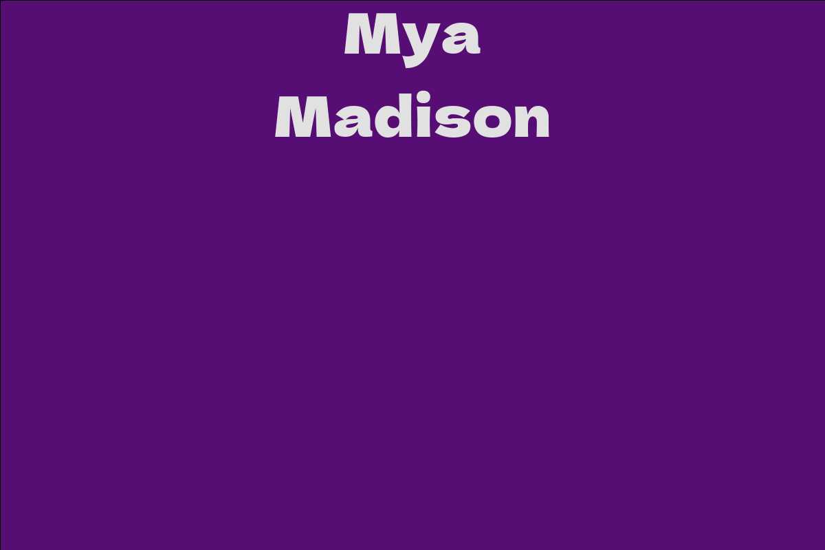 Mya Madison