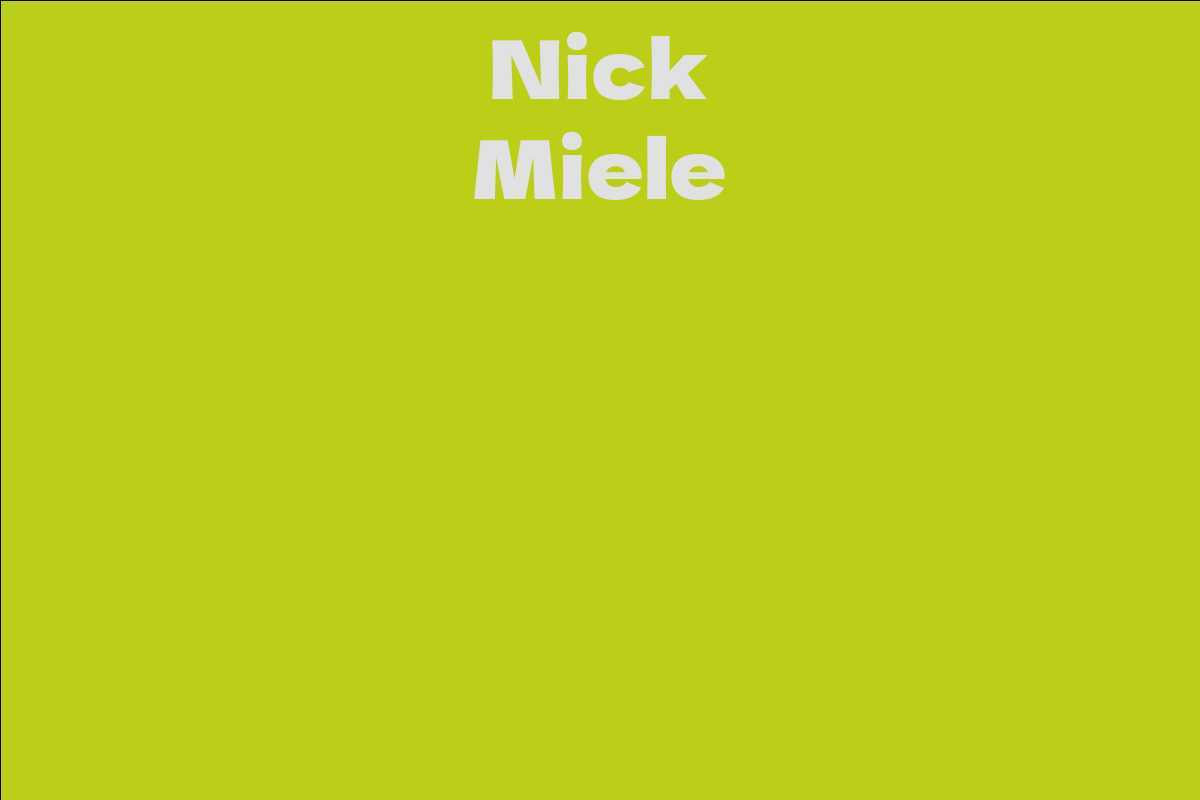 Nick Miele