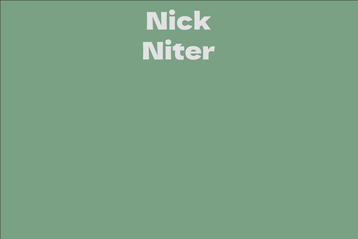 Nick Niter