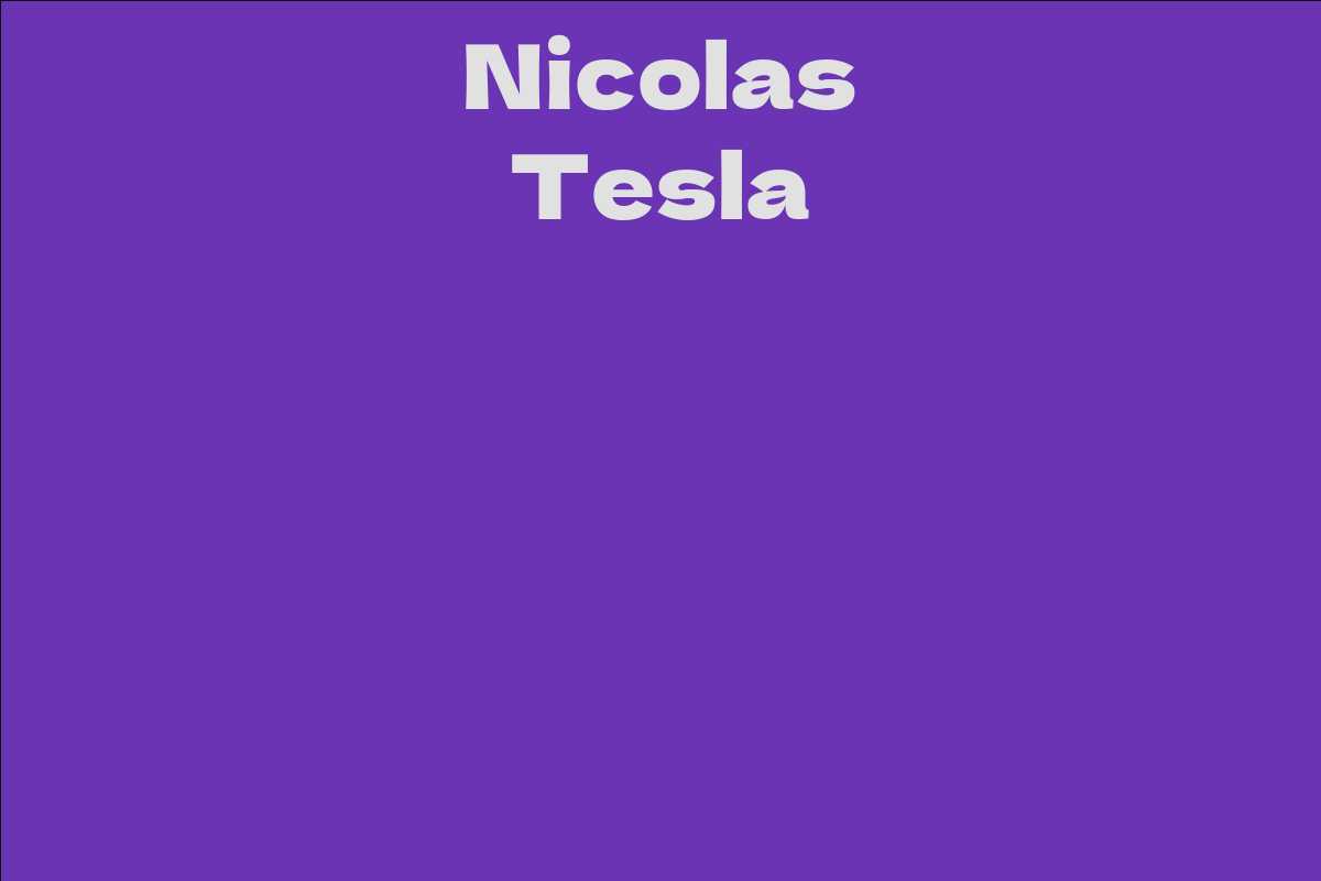 Nicolas Tesla