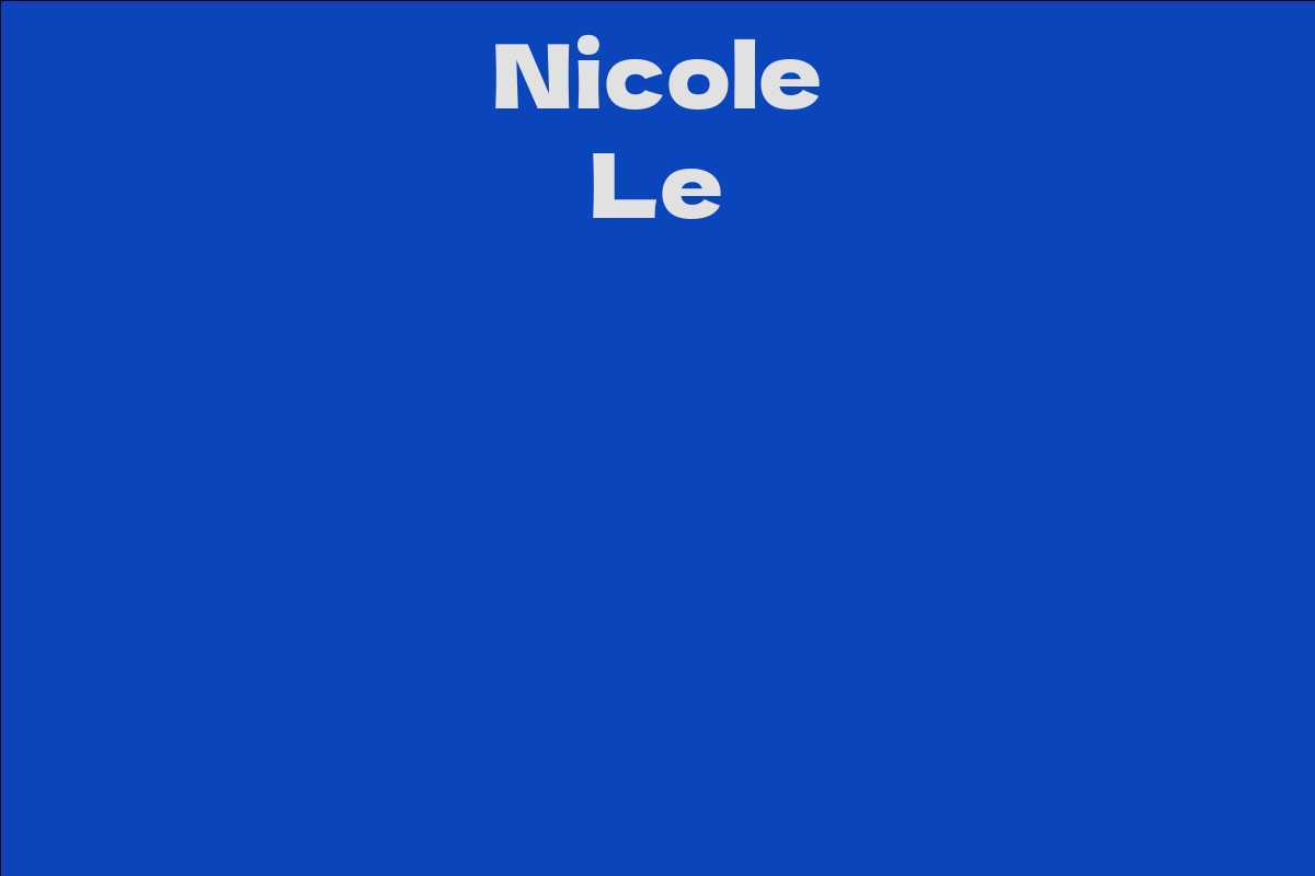 Nicole Le