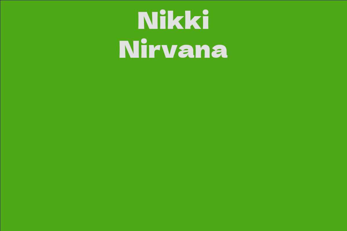 Nikki Nirvana
