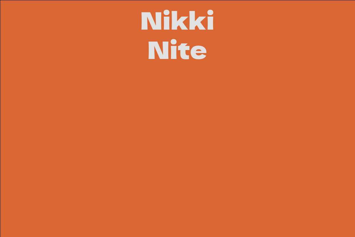 Nikki Nite
