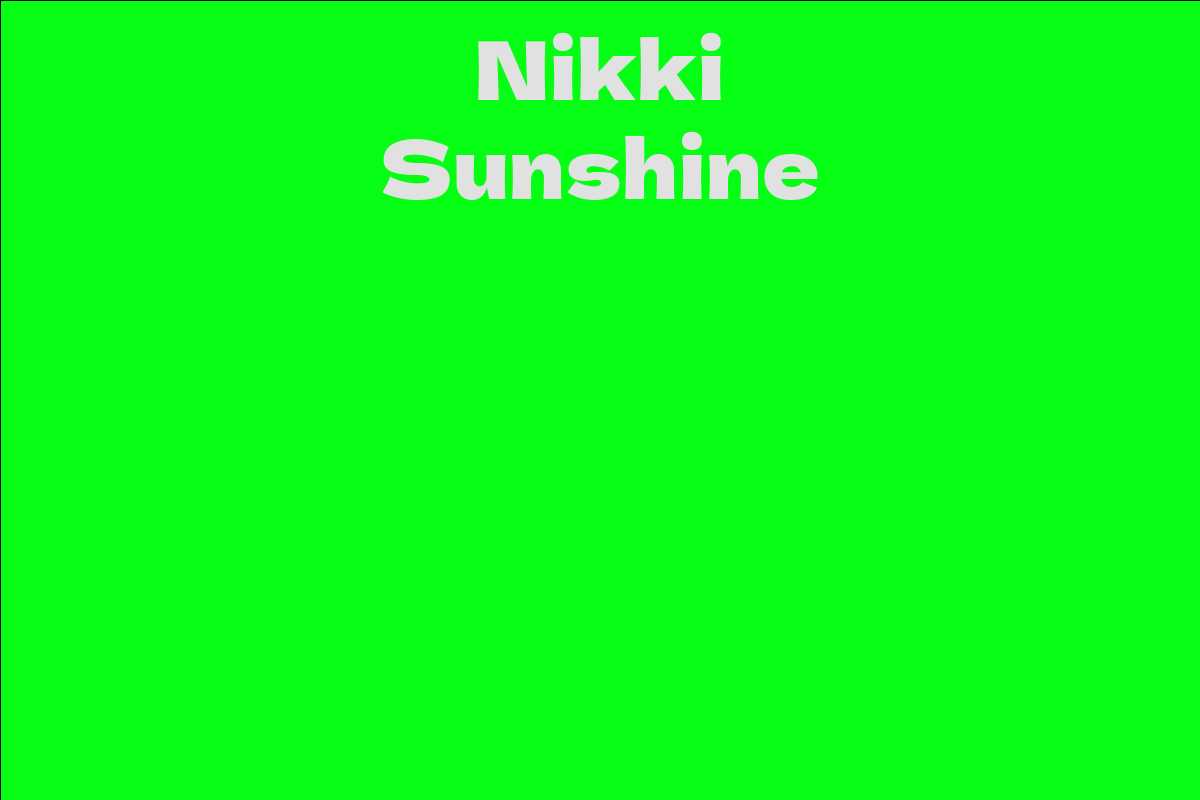 Nikki Sunshine